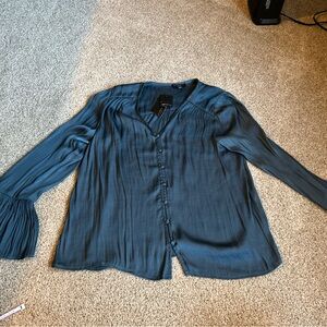 NWT Current Air Teal Blouse Size Medium